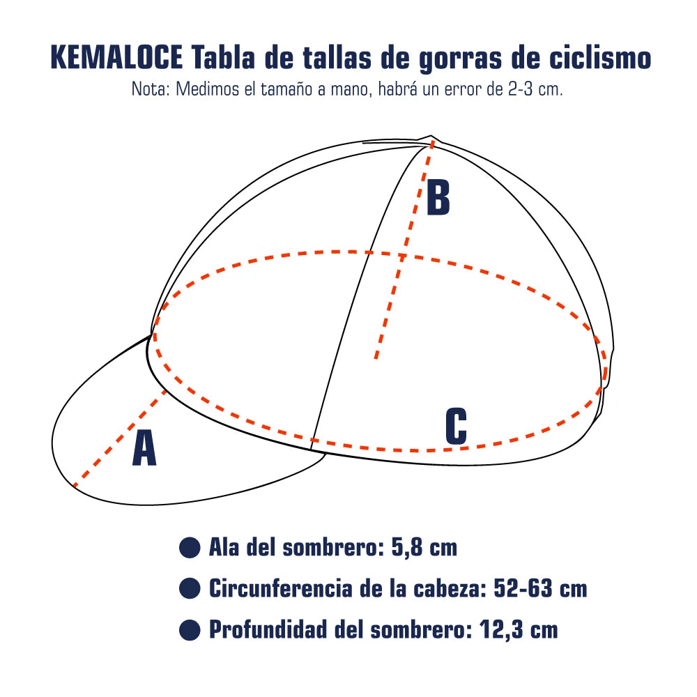 Kemaloce Abstract Cycling Cap