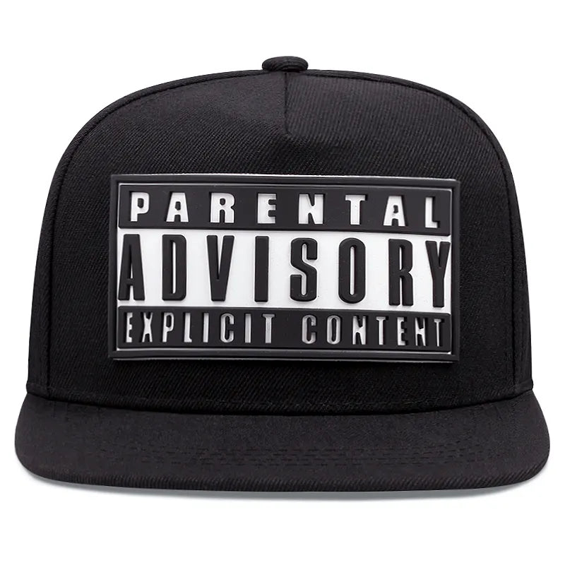 Parental Advisory Snapback Cap