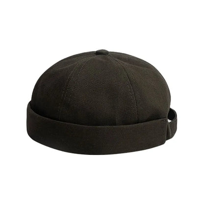 brimless-hat-cotton-adjustable-retro
