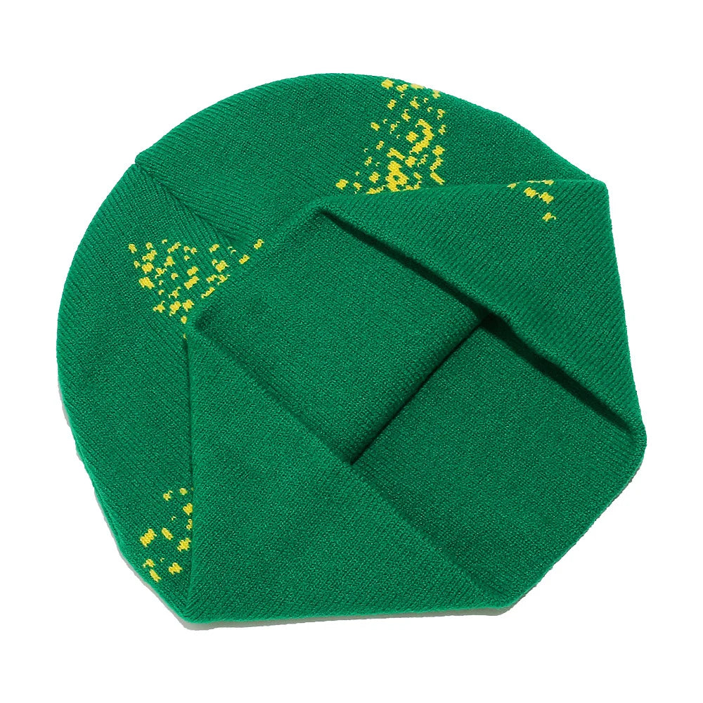 5-Point Star Skully Beanie