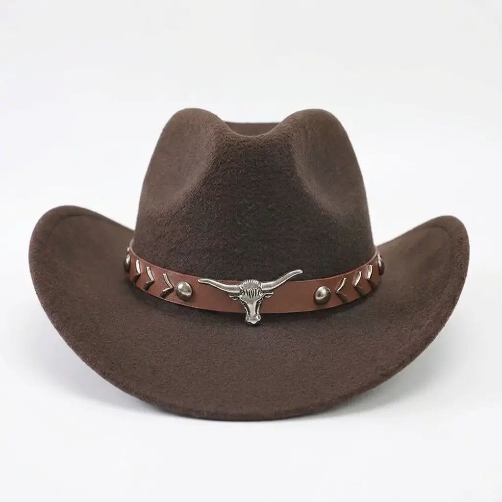 Silver Buffalo Felt Cowboy Hat