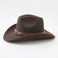 Silver Buffalo Felt Cowboy Hat