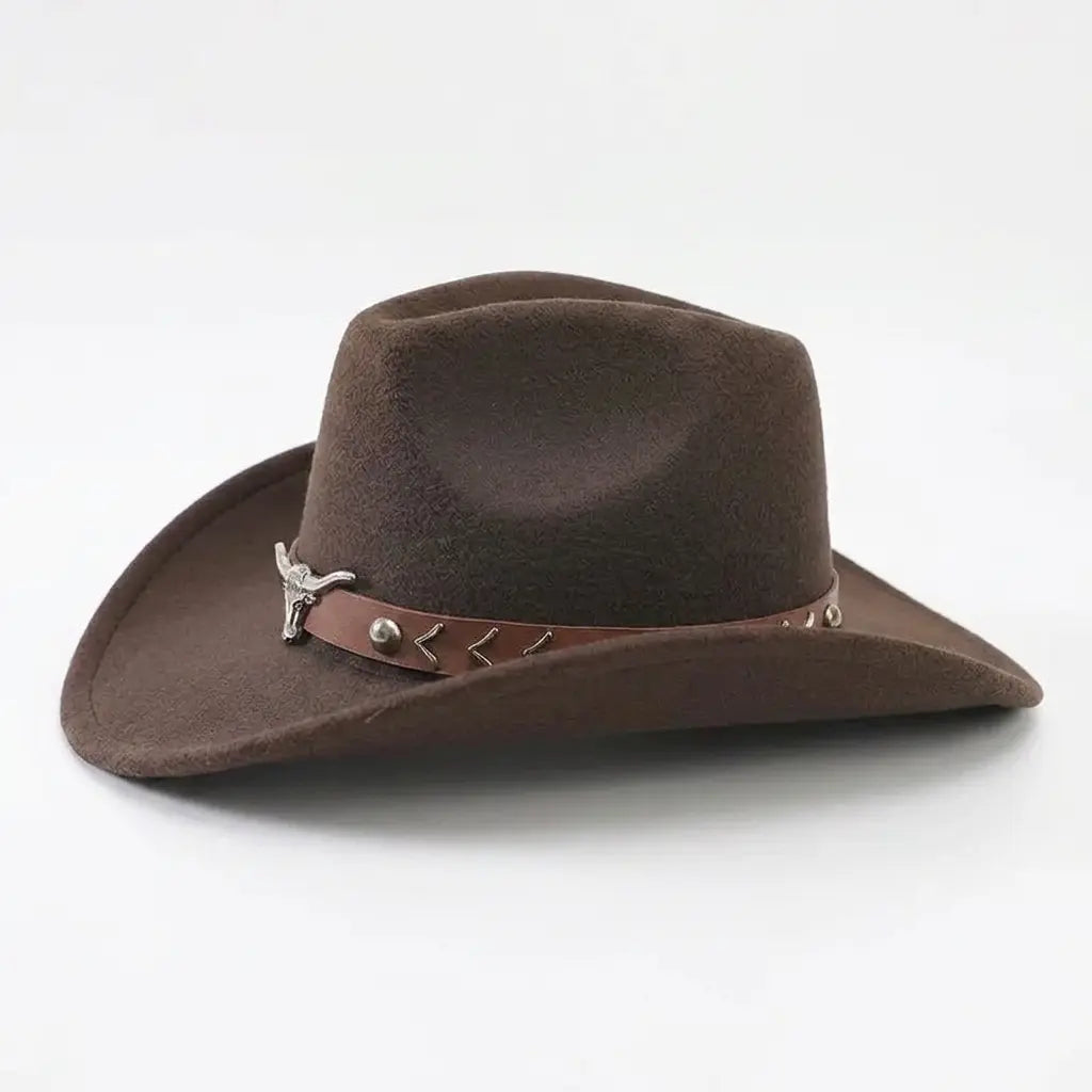 Silver Buffalo Felt Cowboy Hat
