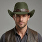 western-hat-leather-belt-metalic-vintage