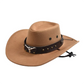 Silver Horns Suede Cowboy Hat