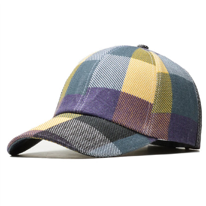tartan-classic-hat-retro-vintage-summer-breathable-sunscreen