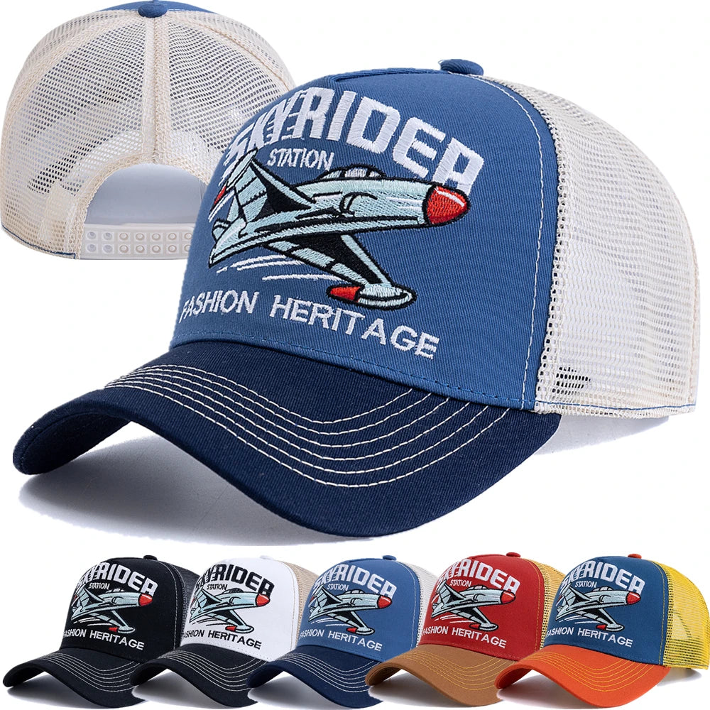 men-women-adjustable-retro-vintage-mesh-baseball-hat