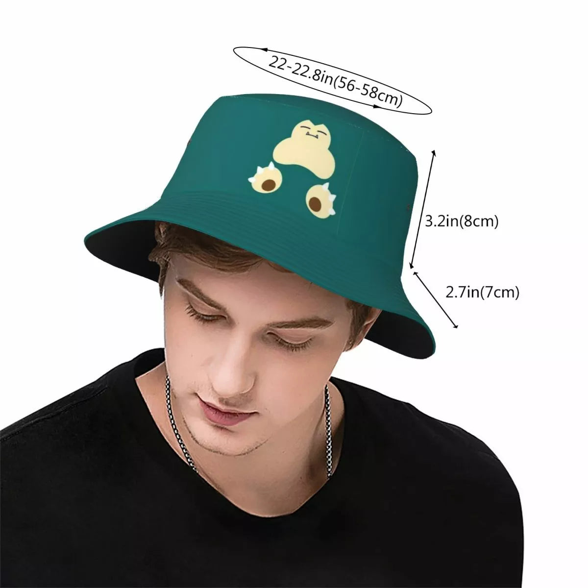 ▷ Snorlax Bucket Hat, Pokemon