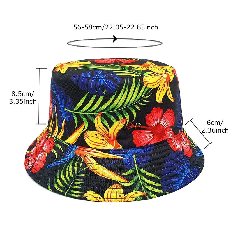 fisherman-headwear-flowers-breathable-men-women-unisex