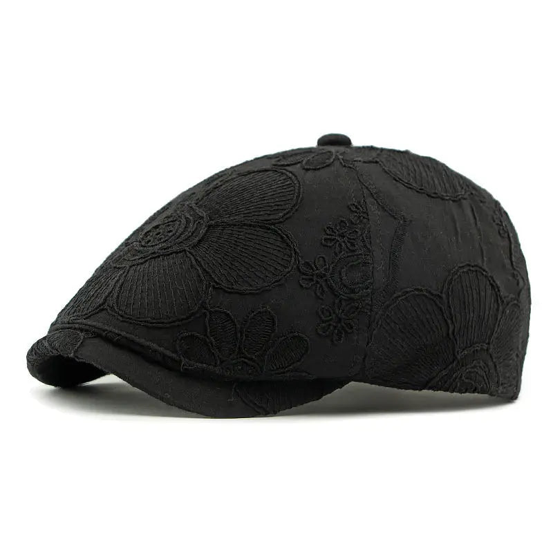 Springfield Cap Springfield Floral Flat Gatsby Cap | Embroidered Ivy Hat – Ghelter