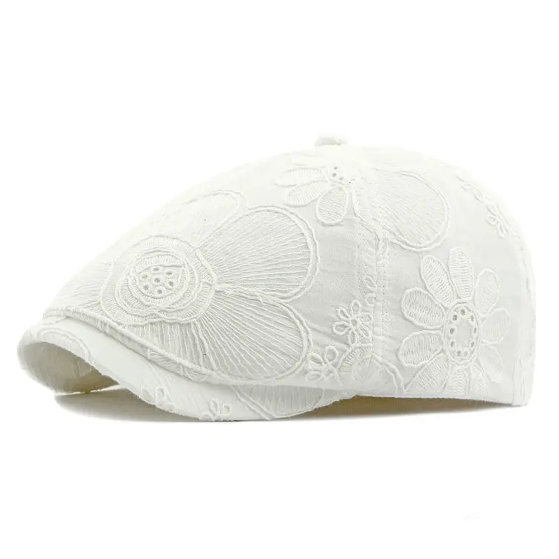 Springfield Cap Springfield Floral Flat Gatsby Cap | Embroidered Ivy Hat – Ghelter