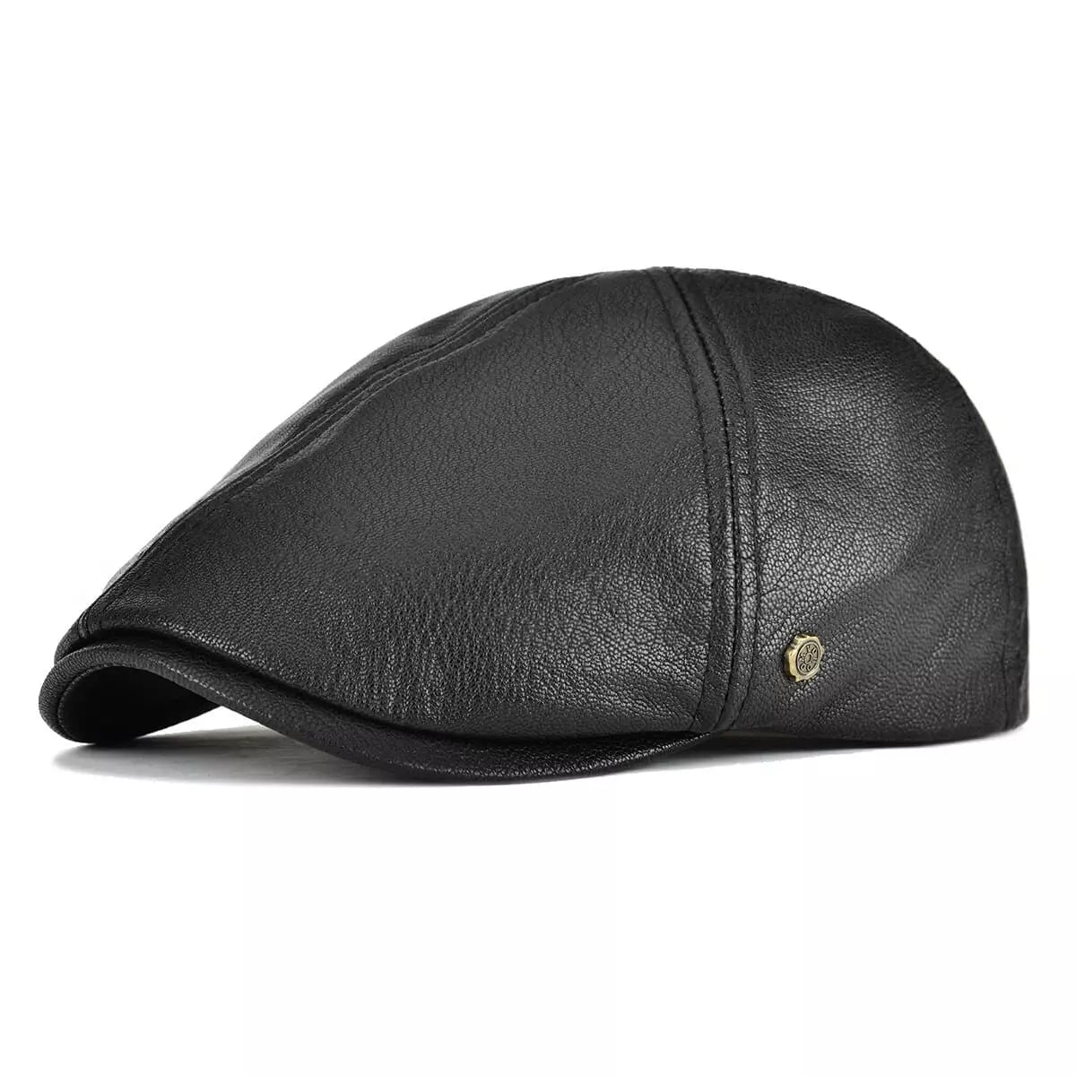 Flat Cap Color In Springville Genuine Leather Flat Cap | Authentic Sheepskin – Ghelter
