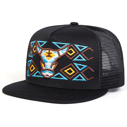 men-women-bill-mesh-western-bullskull-baseball-hat
