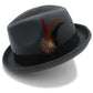 Thoreau Feathers Wool Trilby Hat