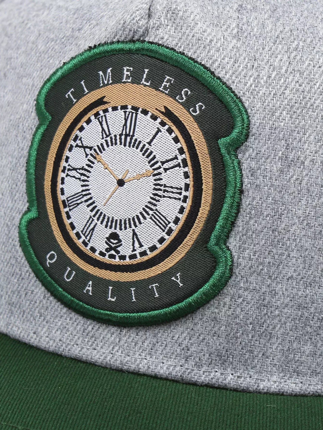 Timeless Quality Gray Snapback Cap
