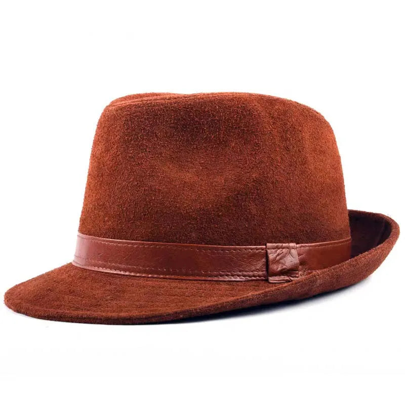 men-women-vintage-retro-jazz-fedora-headwear-pure-authentic-cowhide