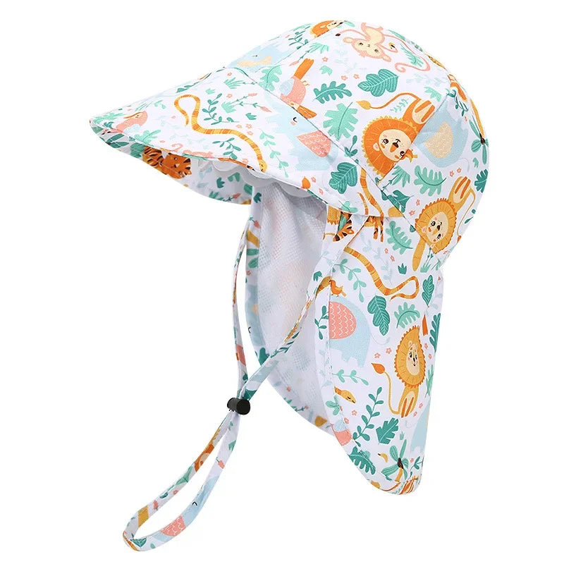 toddler-children-adjustable-fisherman-headwear-breathable-unisex