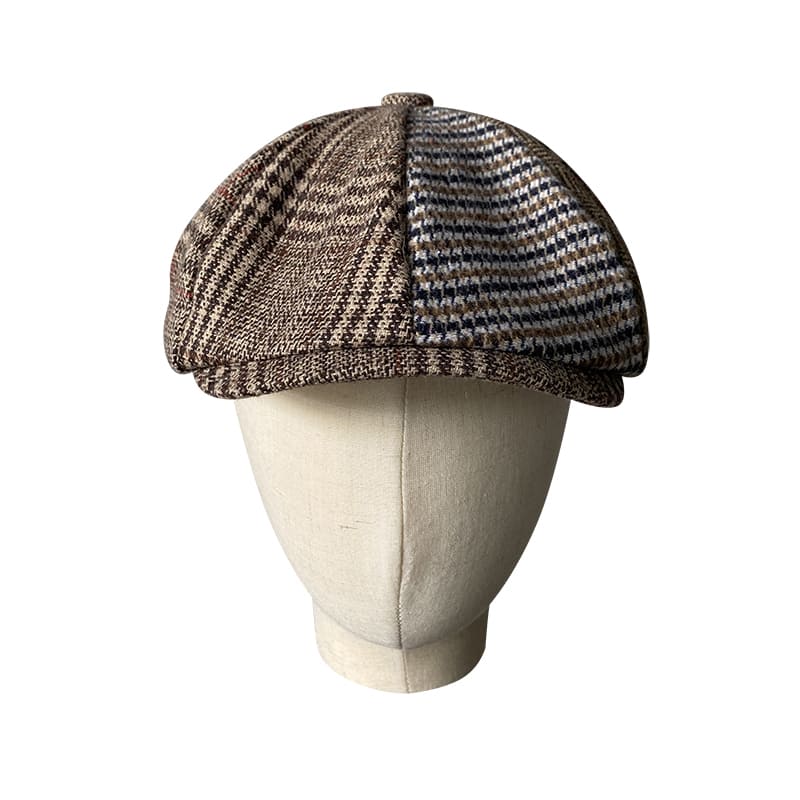 vintage-tartan-newsie-bakerboy-paperboy-cabbie-hat