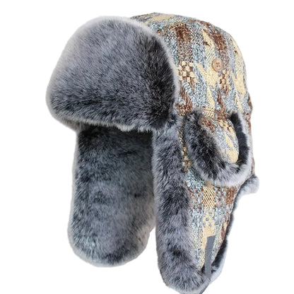 men-women-plaid-vintage-retro-warm-headwear