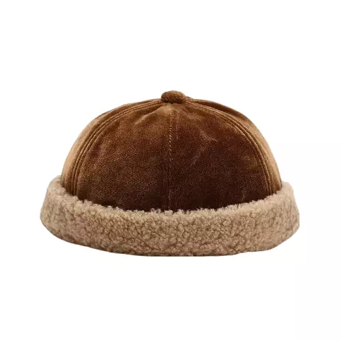 cold-protection-furry-melon-brimless-hat-cotton