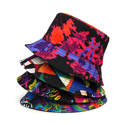 multicolor-fisherman-headwear-psychedelic-hippie-cotton