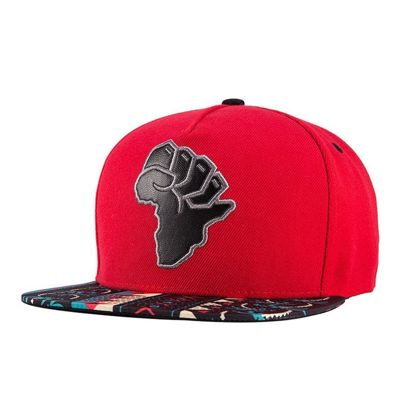 African Power Red Snapback Cap | Streetwear Hat – Ghelter
