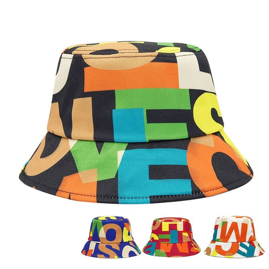 Athleisure Letters Bucket Hat