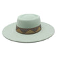 Bauhinia Wide-Brimmed Porkpie Hat