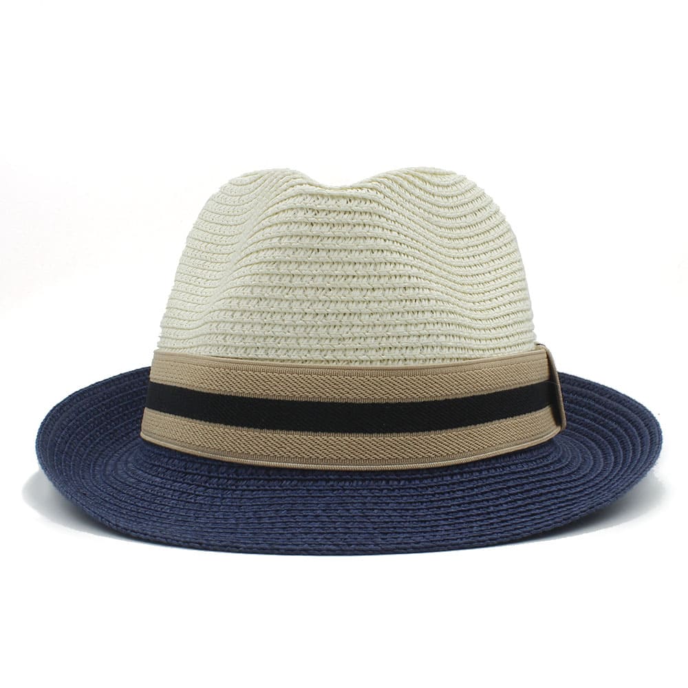 Bianco Summer Straw Trilby Hat