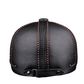 Black Genuine Leather Duckbill Cap