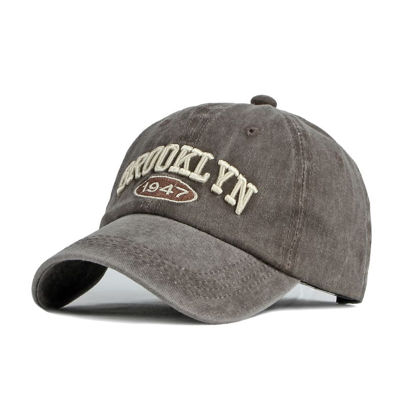 Old Bastards Poker Club Baseball Cap – Vintage, Verstellbar, Mit 3D-Stickerei, Schwarz