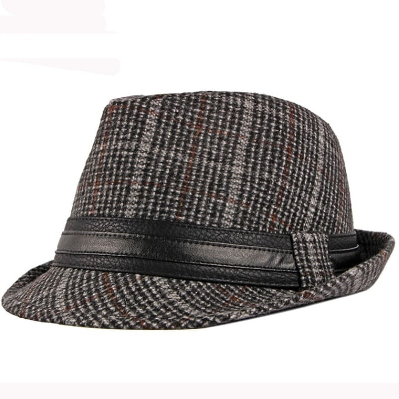 Charles Plaid Trilby Hat