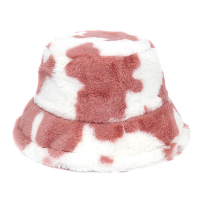 stained-fisherman-headwear-winter-cold-protection-furry-multicolor-adjustable
