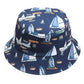 Fisherman Sailboats Bucket Hat