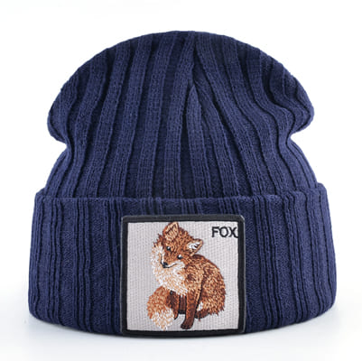 Fox Knitted Beanie