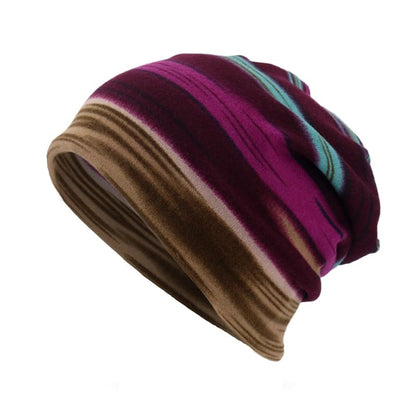 barred-lined-cotton-winter-hat-elastic-multicolor