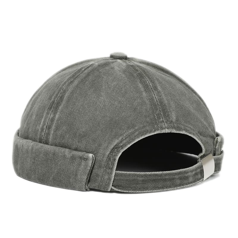 Cappello Ugo da Uomo Blu Scuro - Stile Docker Regolabile in Cotone Cappello Ugo da Uomo Blu Scuro - Stile Docker Regolabile in Cotone