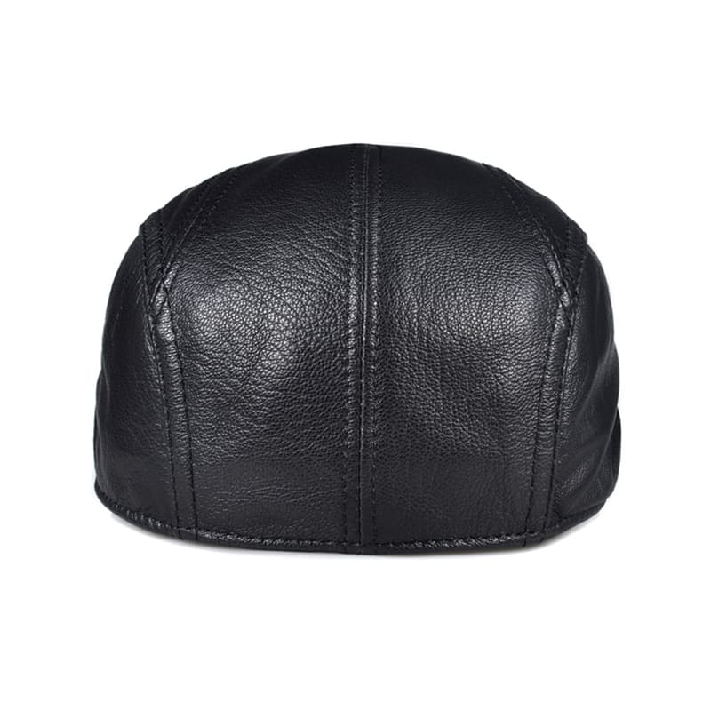 GLTR Genuine Leather Flat Cap