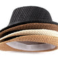 Ghelter Summer Straw Trilby Hat