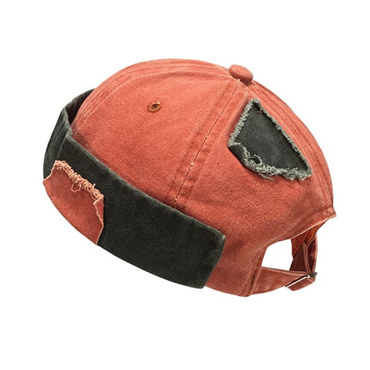 patchwork-winter-brimless-cotton-hat