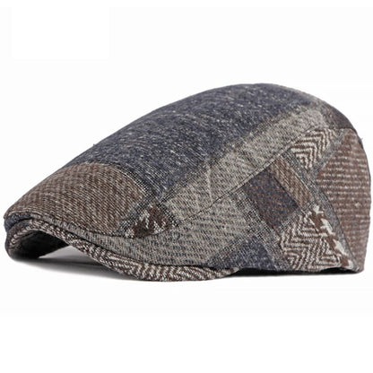 Horby Patchwork Flat Cap