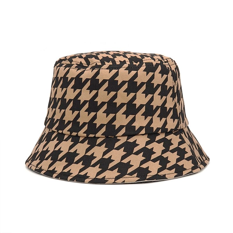 Houndstooth Bucket Hat