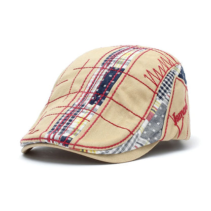 Jamont Plaid Duckbill Flat Cap - Main Image