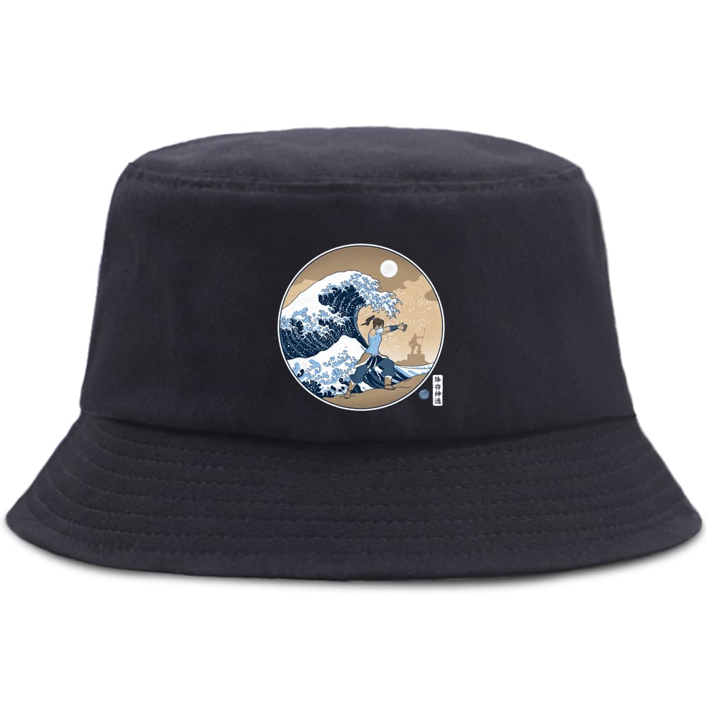 Japanese Style Baseball Cap - Black - Retro Trucker Heritage Visor Skater Mens Womens Unisex Japan Kawaii Hat (One Size