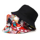 Japanese Kimono Red Bucket Hat