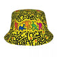 Keith Haring Pop Art Yellow Bucket Hat