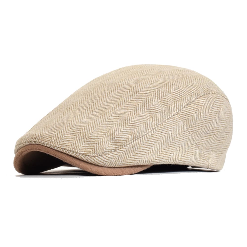 Lamarck Herringbone Flat Cap | 100% Cotton – Ghelter
