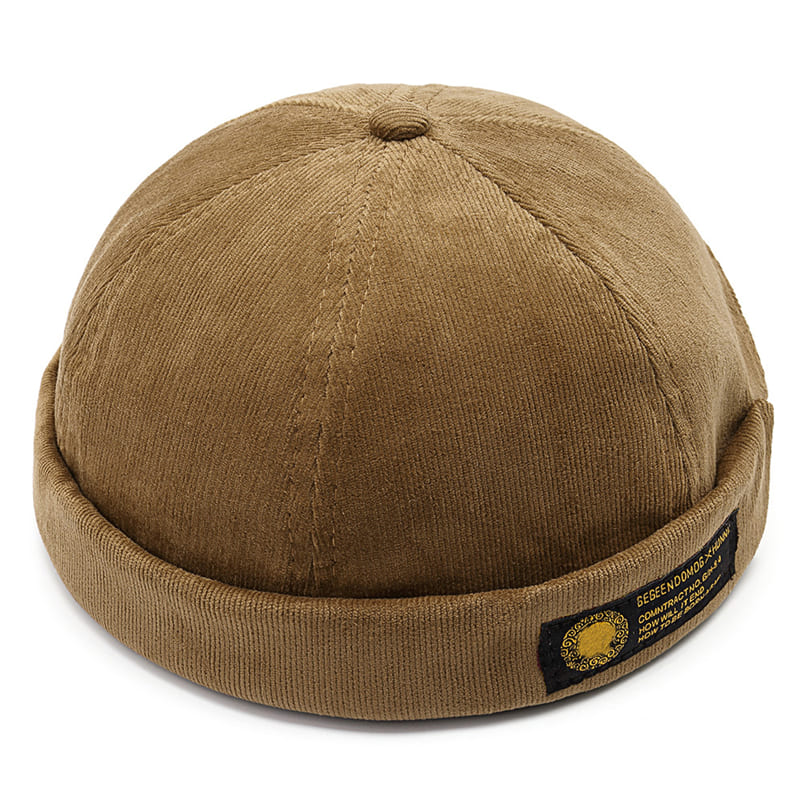 Bonnet d'automne Docker Casquette sans Visiere Homme Femme Velours Côtelé Bonnet de Docker Imperméable Lightweight Brimless Hat Bonnet Marin Miki Bonnet d'automne Docker Casquette sans Visiere Homme Femme Velours Côtelé Bonnet de Docker Imperméable Lightweight Brimless Hat Bonnet Marin Miki
