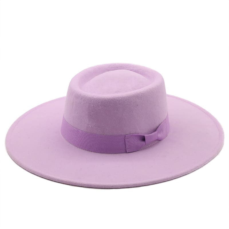 Lyss Wide Brimmed Porkpie Hat