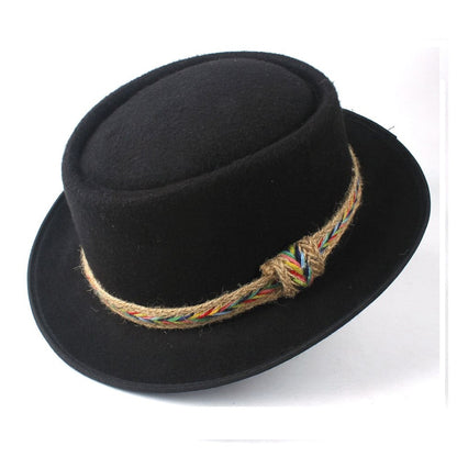 Manaos Plain Wool Porkpie Hat